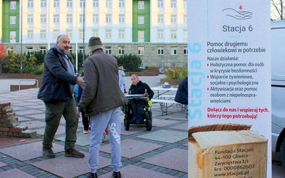 – Zanim powstanie stały punkt w mieście, na razie pomagamy w takiej formie – mówi Damian Bieniek.  