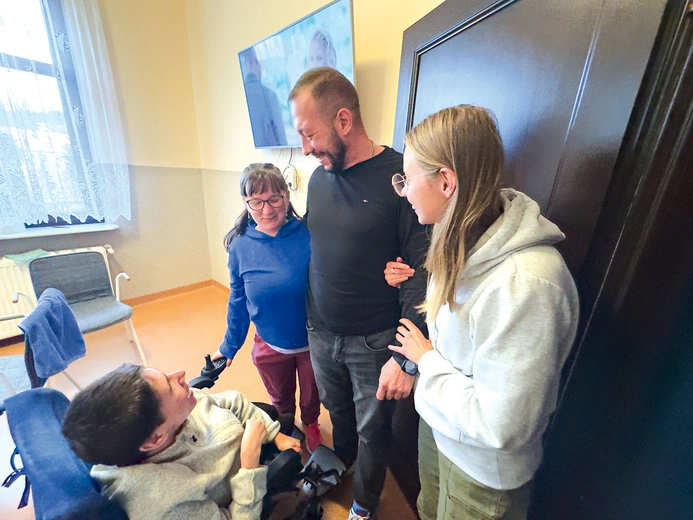 Dawid pracuje w DPS-ie od 18 lat i nie zamieniłby tej pracy na żadną inną.