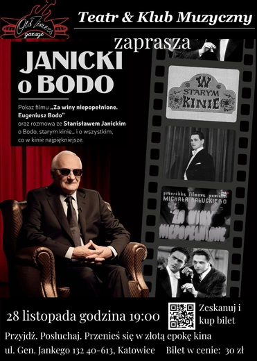 Spotkanie z prof. Stanisławem Janickim, krytykiem filmowym, 28 listopada