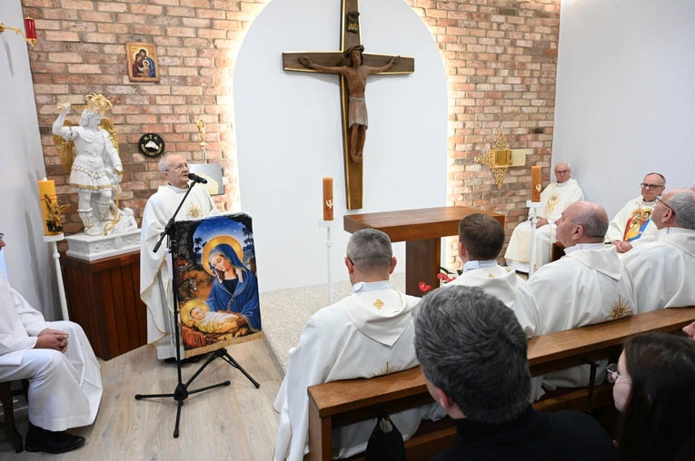 Poświęcenie kaplicy w DTD Nazaret w Jemielnicy