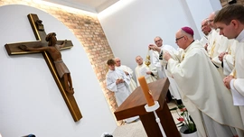 Poświęcenie kaplicy w DTD Nazaret w Jemielnicy