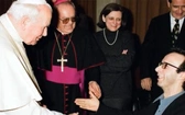 Jan Paweł II i Roberto Benigni