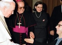 Jan Paweł II i Roberto Benigni