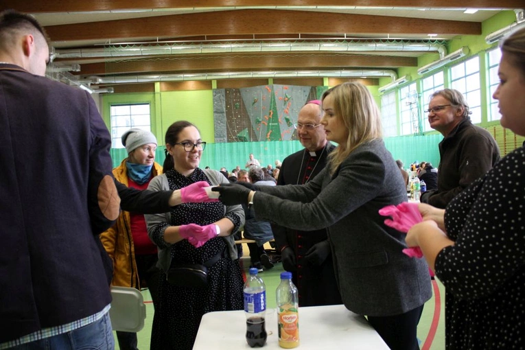 Jubileusz ubogich - spotkanie przy slole