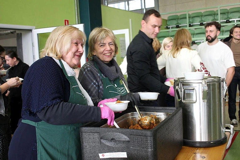 Jubileusz ubogich - spotkanie przy slole