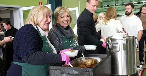 Jubileusz ubogich - spotkanie przy slole