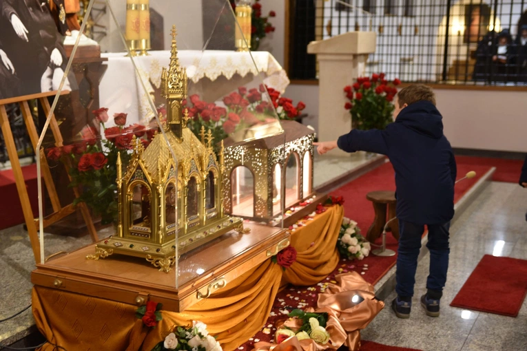 Relikwie św. Teresy od Dzieciątka Jezus i jej rodziców w Tarnowie