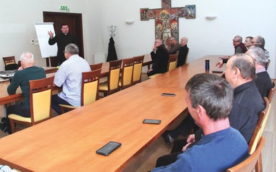 Wykład ks. Piotra Pękula z zakresu liturgii.