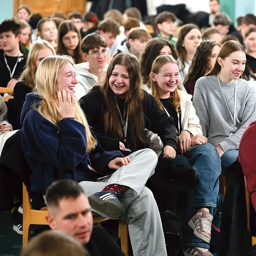 Niektóre punkty programu odbywały się w auli seminaryjnej. 