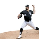 Miotacz w momencie wyrzutu piłki 