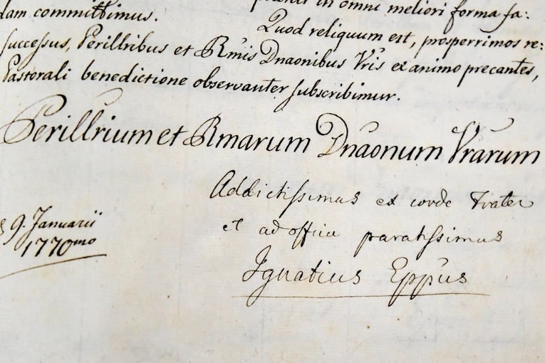 Archiwum Archidiecezji Warmińskiej - bp Ignacy Krasicki