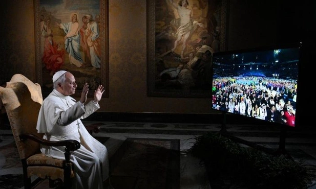 Młodzież z USA z Papieżem o spowiedzi i sztucznej inteligencji