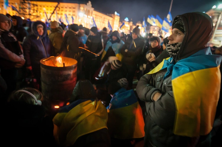 Listopad 2013 –  początek Euromajdanu w obiektywie fotoreportera „Gościa”