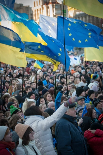 Listopad 2013 –  początek Euromajdanu w obiektywie fotoreportera „Gościa”
