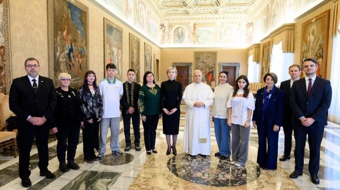 Byli siłą uprowadzeni do Rosji. Teraz mogli się spotkać z Papieżem