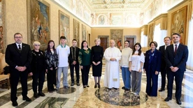 Byli siłą uprowadzeni do Rosji. Teraz mogli się spotkać z Papieżem