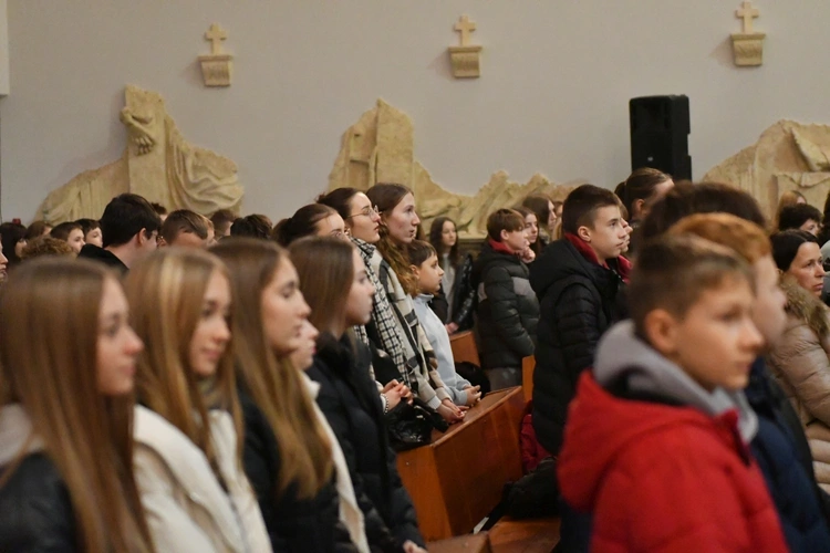 Główny punkt Modlitewnego Wieczoru Młodych