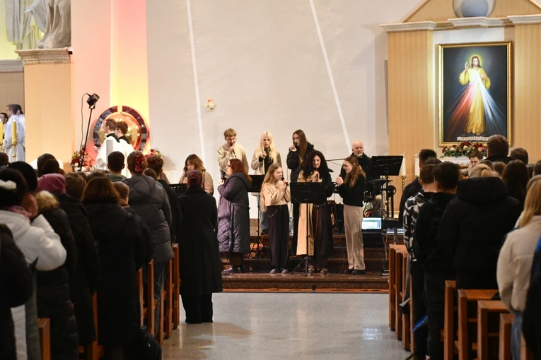 Główny punkt Modlitewnego Wieczoru Młodych