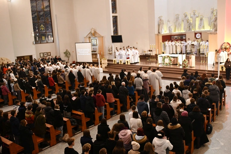 Główny punkt Modlitewnego Wieczoru Młodych