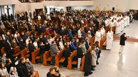 Główny punkt Modlitewnego Wieczoru Młodych