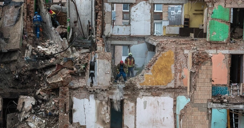 W Tarnopolu po rosyjskim ataku