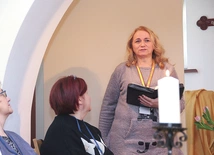 Elżbieta Kryszyłowicz poprowadziła medytację. 