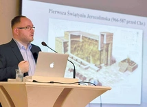 Przemysław Kubisiak opowiadał o miejscu ofiary Izaaka.