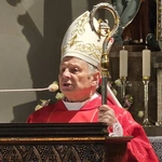 Poświęcenie figury Chrystusa upadającego pod krzyżem u radomskich bernardynów