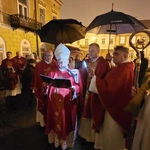 Poświęcenie figury Chrystusa upadającego pod krzyżem u radomskich bernardynów