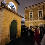 Poświęcenie figury Chrystusa upadającego pod krzyżem u radomskich bernardynów