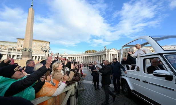 Podczas audiencji generalnej
