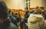 Blok formacyjny podczas jubileuszu młodych