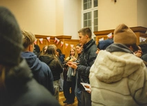 Blok formacyjny podczas jubileuszu młodych