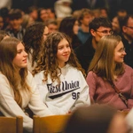 Blok formacyjny podczas jubileuszu młodych