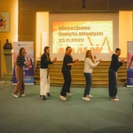 Blok formacyjny podczas jubileuszu młodych