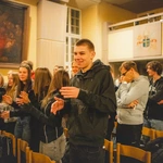 Blok formacyjny podczas jubileuszu młodych