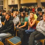 Blok formacyjny podczas jubileuszu młodych