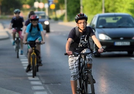 Na rowerze tylko w kasku