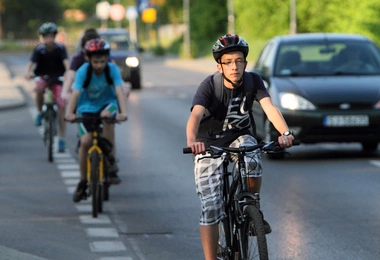 Na rowerze tylko w kasku