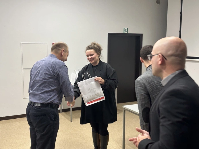 Rozdanie nagród w konkursie "Sto na sto"