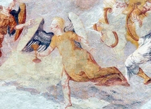 Anioł podążający z kielichem (czaszą) Bożego gniewu