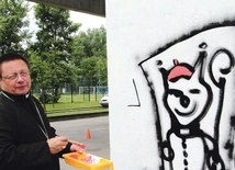 Kard. Ryś jest znany z dystansu do samego siebie. Podczas akcji ewangelizacyjnej „Jestem! W Hucie” w 2015 r. (również była jego inicjatywą) i malowania muralu namalował… rysia.