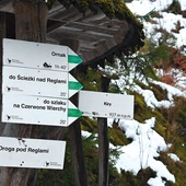 Wszystkie trasy są bardzo dobrze oznaczone. Pamiętajmy, żeby z nich nie zbaczać!
