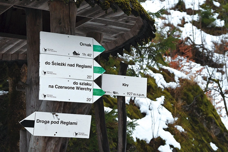 Wszystkie trasy są bardzo dobrze oznaczone. Pamiętajmy, żeby z nich nie zbaczać!
