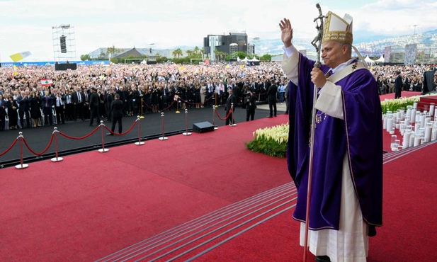 Podczas Mszy w Bejrucie