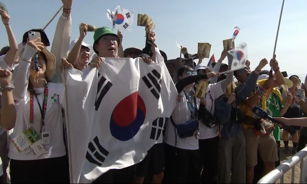 Młodzi Koreańczycy podczas Światowych Dni Młodzieży 2023