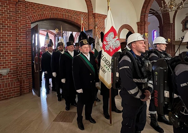 Msza barbórkowa na Bobrku