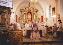 Poświęcenie figury w Trąbkach Wielkich