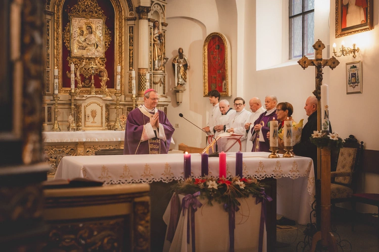 Poświęcenie figury w Trąbkach Wielkich