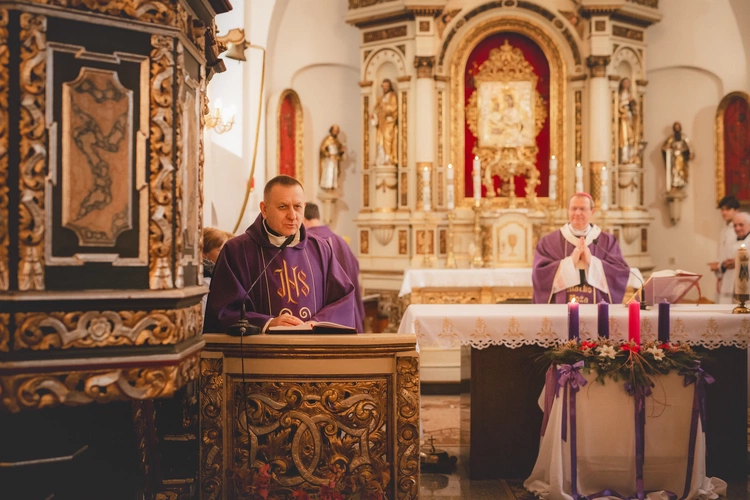 Poświęcenie figury w Trąbkach Wielkich